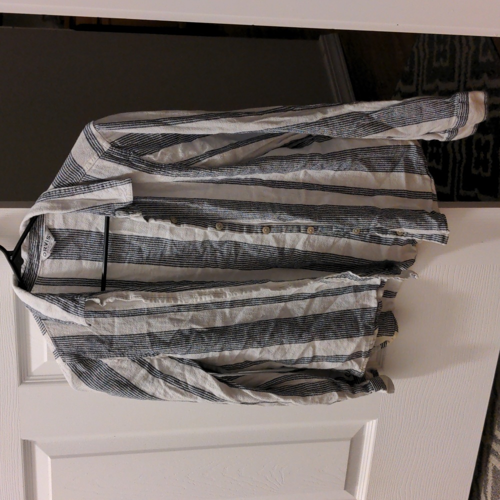 Orvis Long sleeve striped button shirt